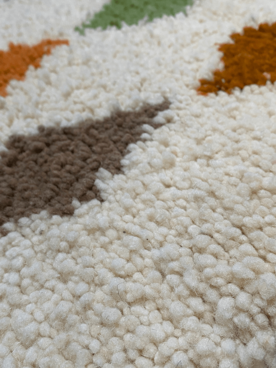 Tapis Azilal coloré 104×62 cm