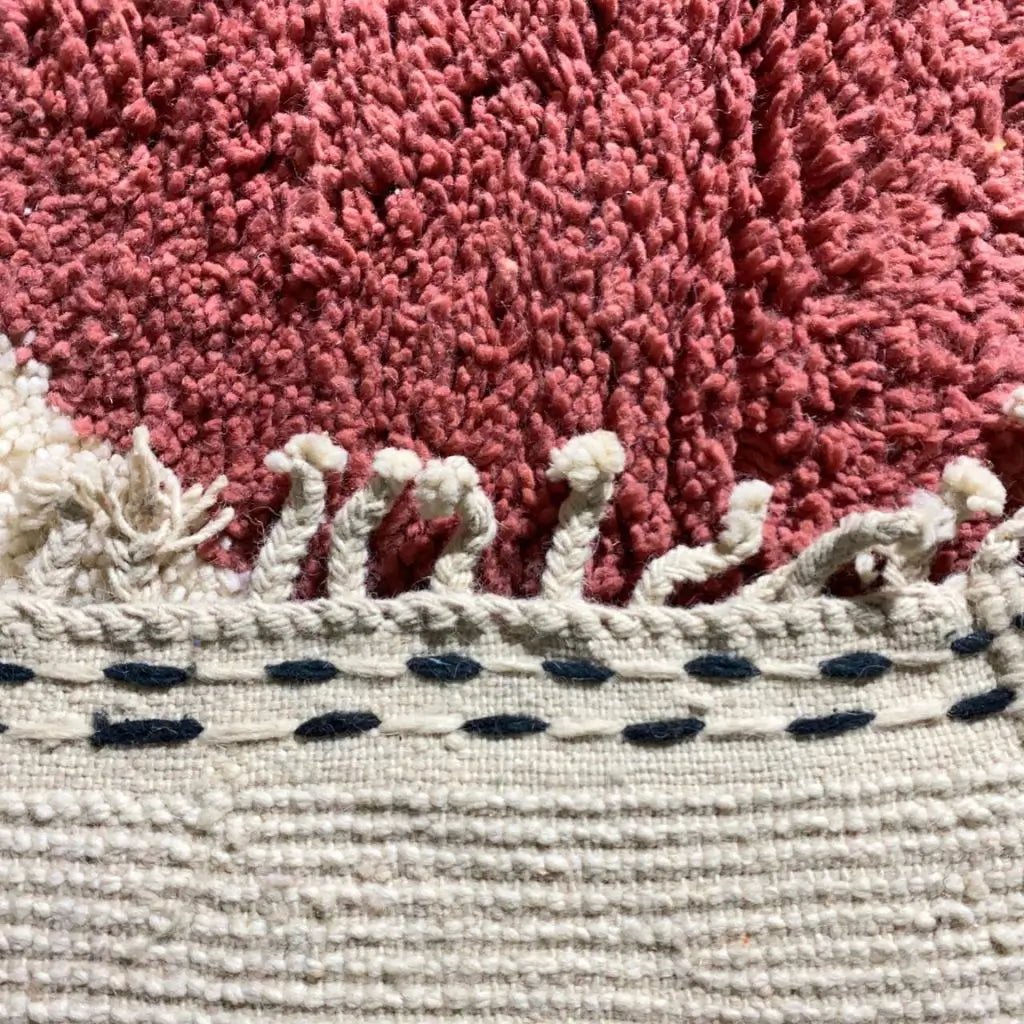 Tapis azilal coloré 144×144 cm