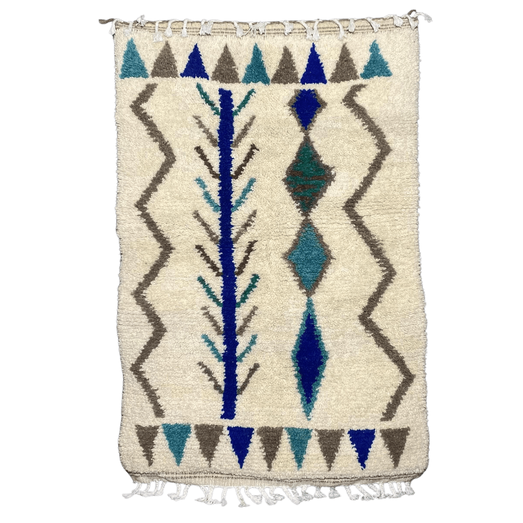 Tapis azilal coloré 164×107 cm