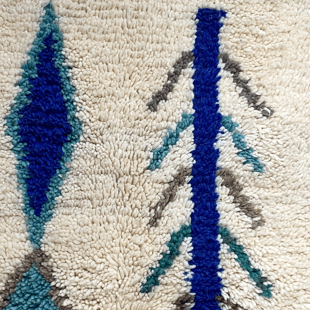 Tapis azilal coloré 164×107 cm