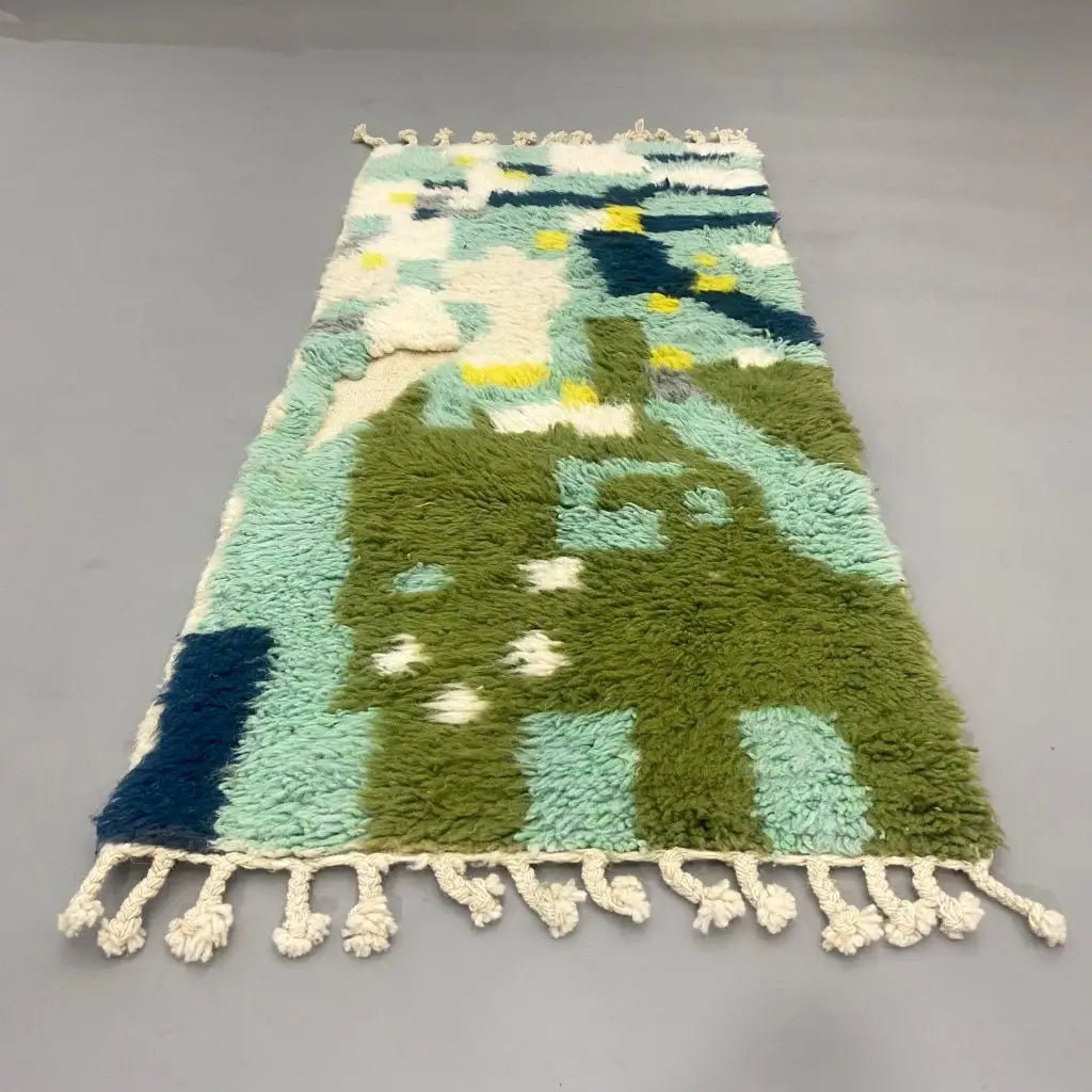 Tapis Azilal de Couloir Coloré 150×66 cm