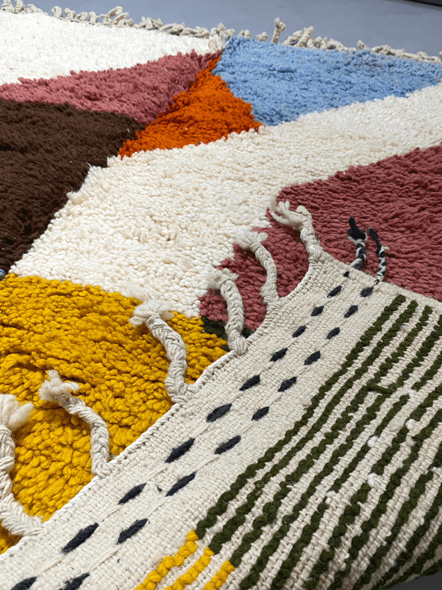 Tapis Beni Ouarain 144×144 cm