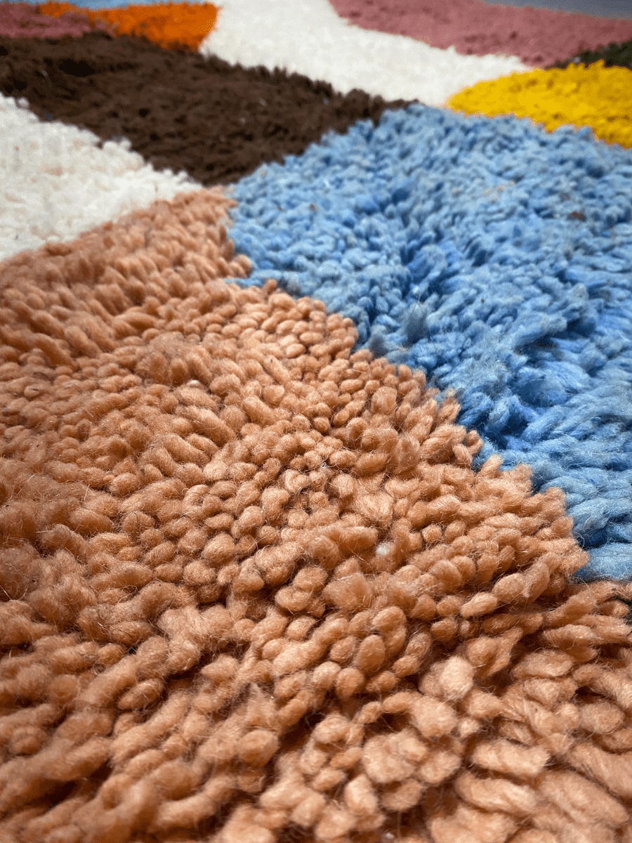 Tapis Beni Ouarain 144×144 cm