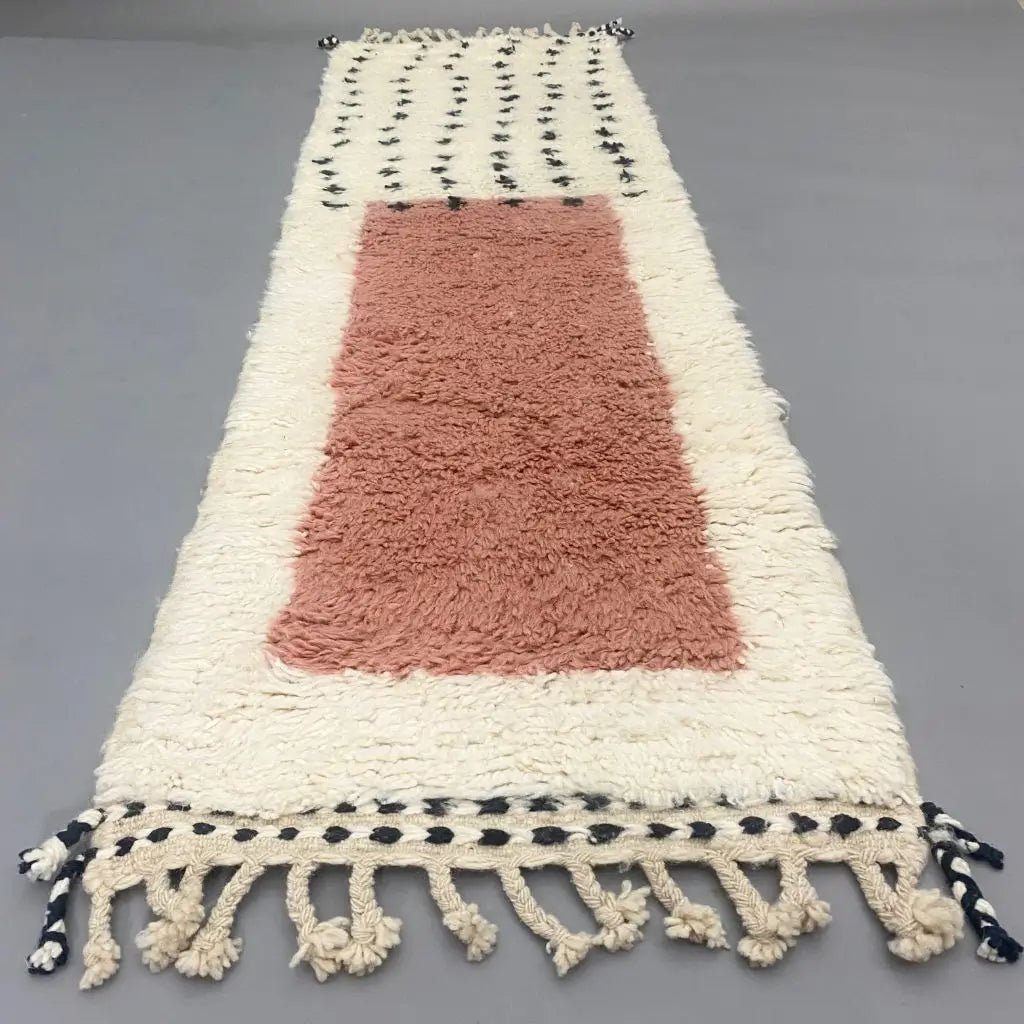 Tapis Beni Ouarain Couloir Coloré 218×65 cm