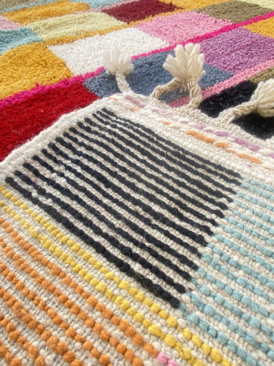 Tapis berbère coloré 200x150 cm