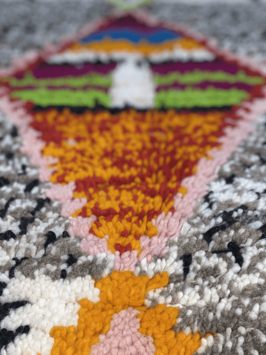 tapis marocain coloré 250X150 Cm