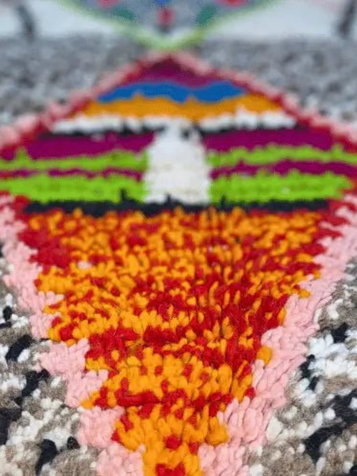 tapis marocain coloré 250X150 Cm