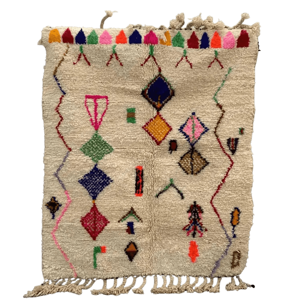 Tapis multicolore Azilal 150×125 cm