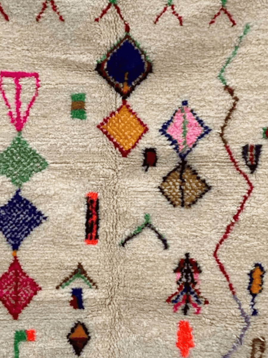 Tapis multicolore Azilal 150×125 cm