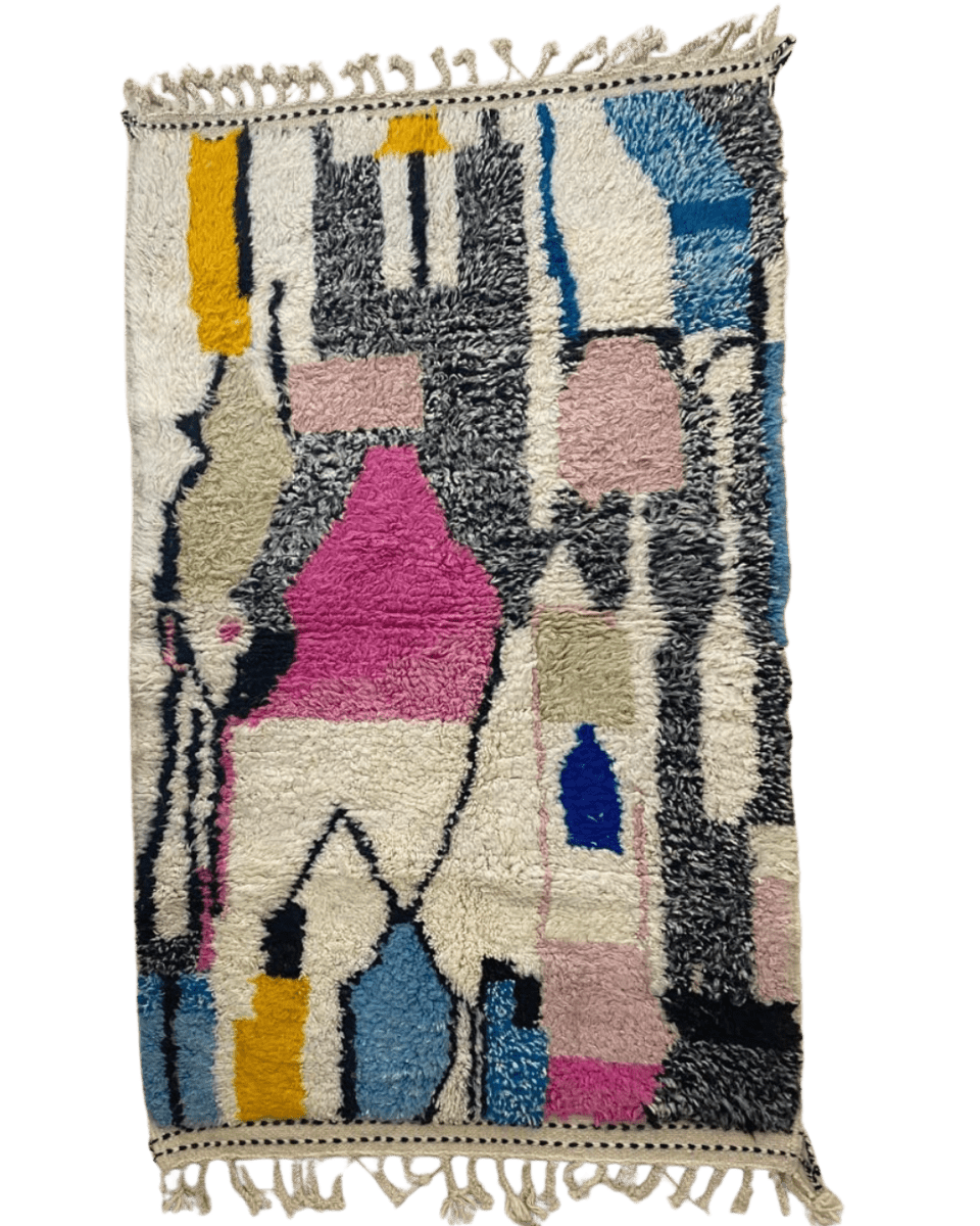 Tapis multicolore Beni Ouarain 194×120 cm