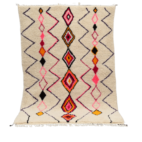 Tapis berbère Azilal  fait main – 251 X 162 Cm