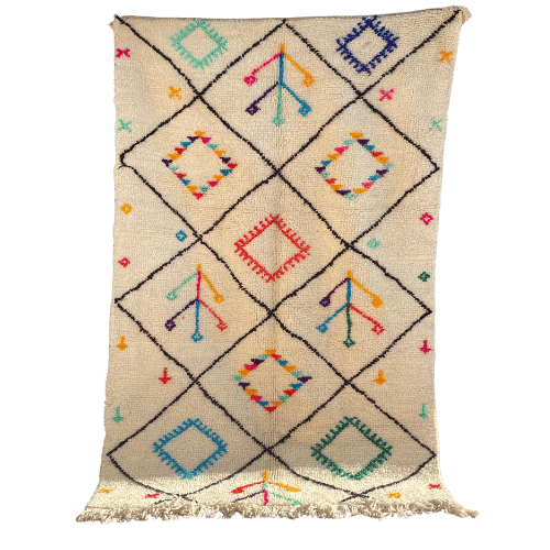 Tapis berbère Azilal fait main – 240x 150 cm