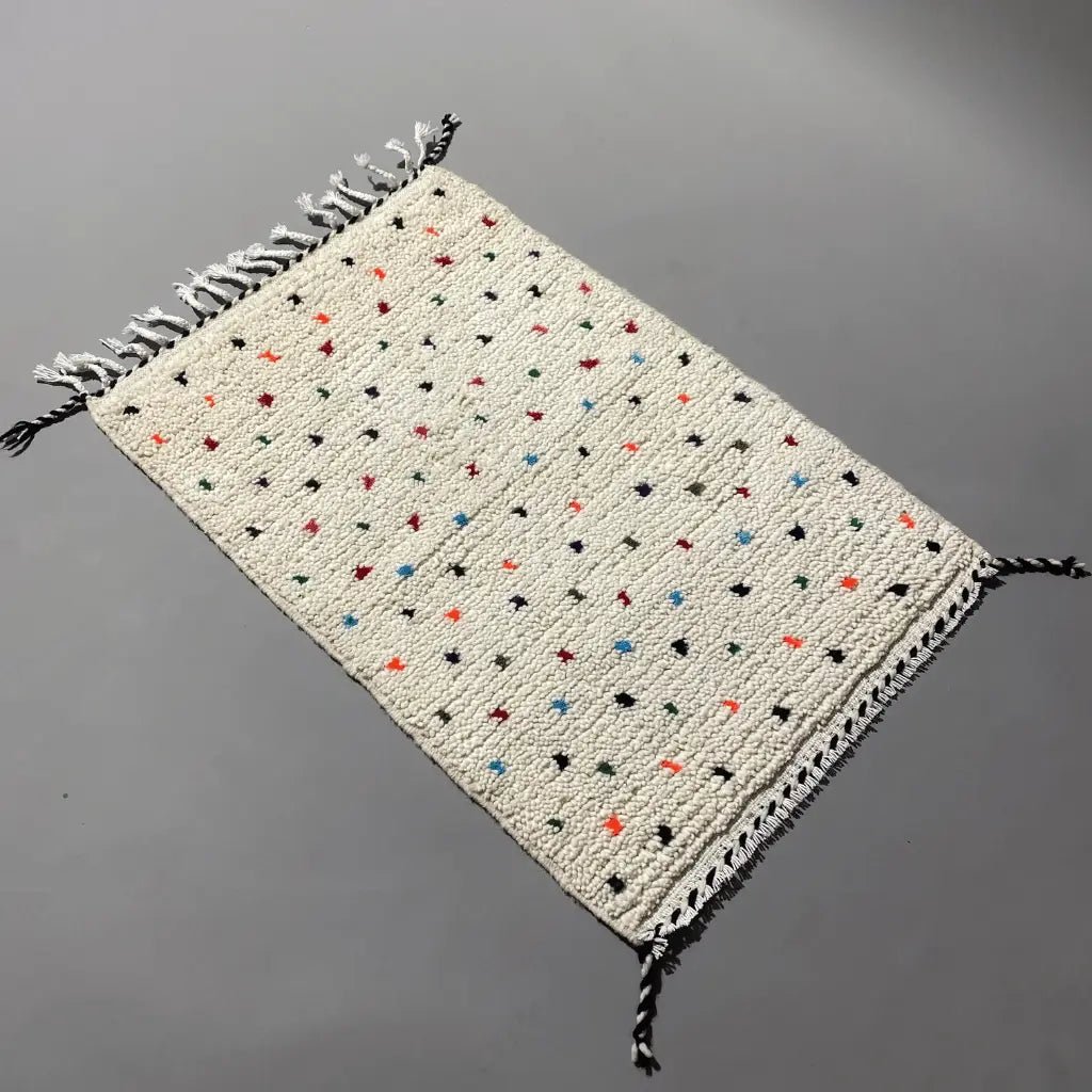 Petit Tapis coloré marocain – 96×64 cm