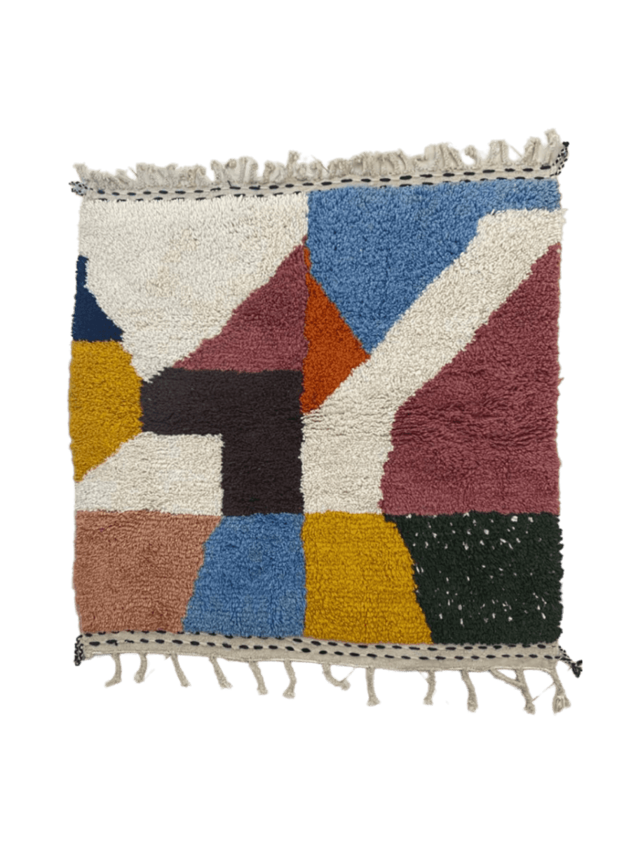 Tamunt Tapis Beni Ouarain 144×144 cm