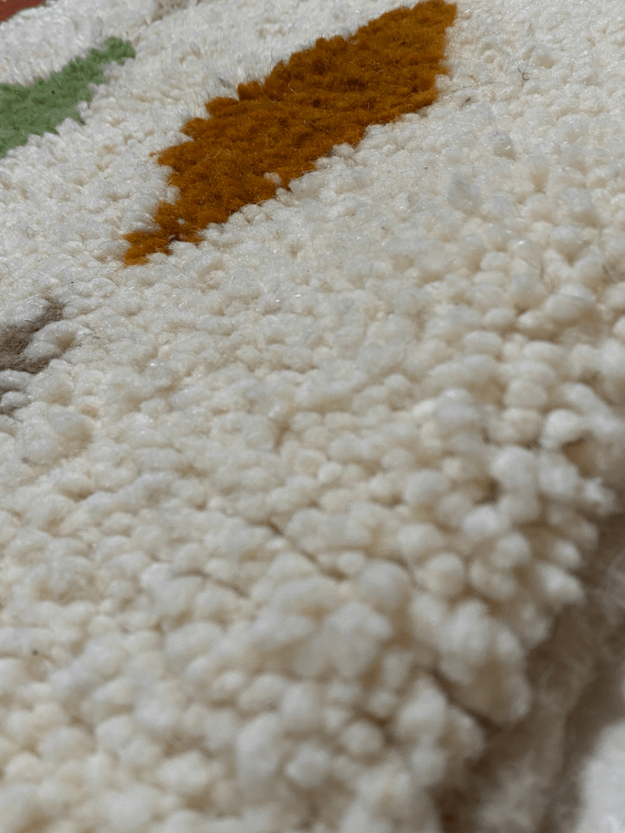 Tapis Azilal coloré 104×62 cm