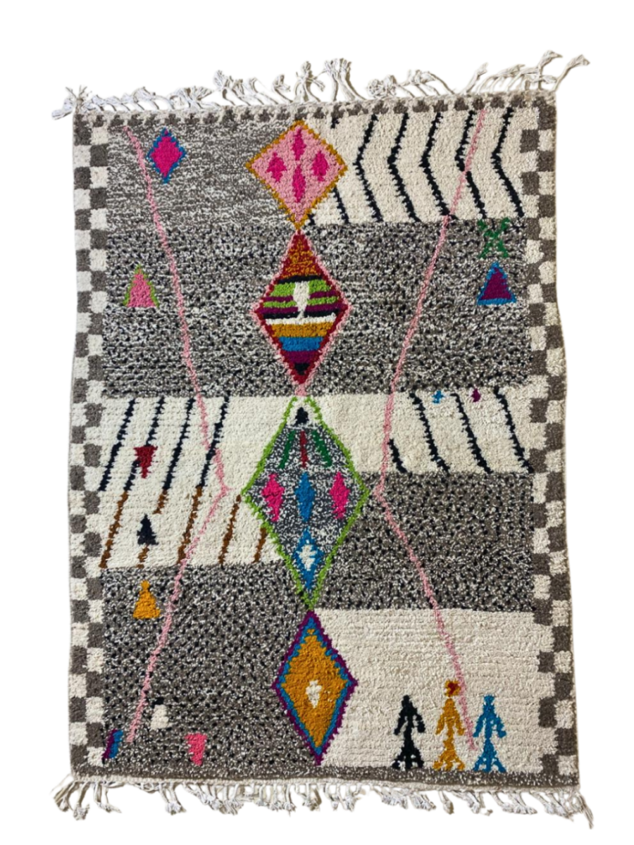 tapis berbère coloré 250×160 cm