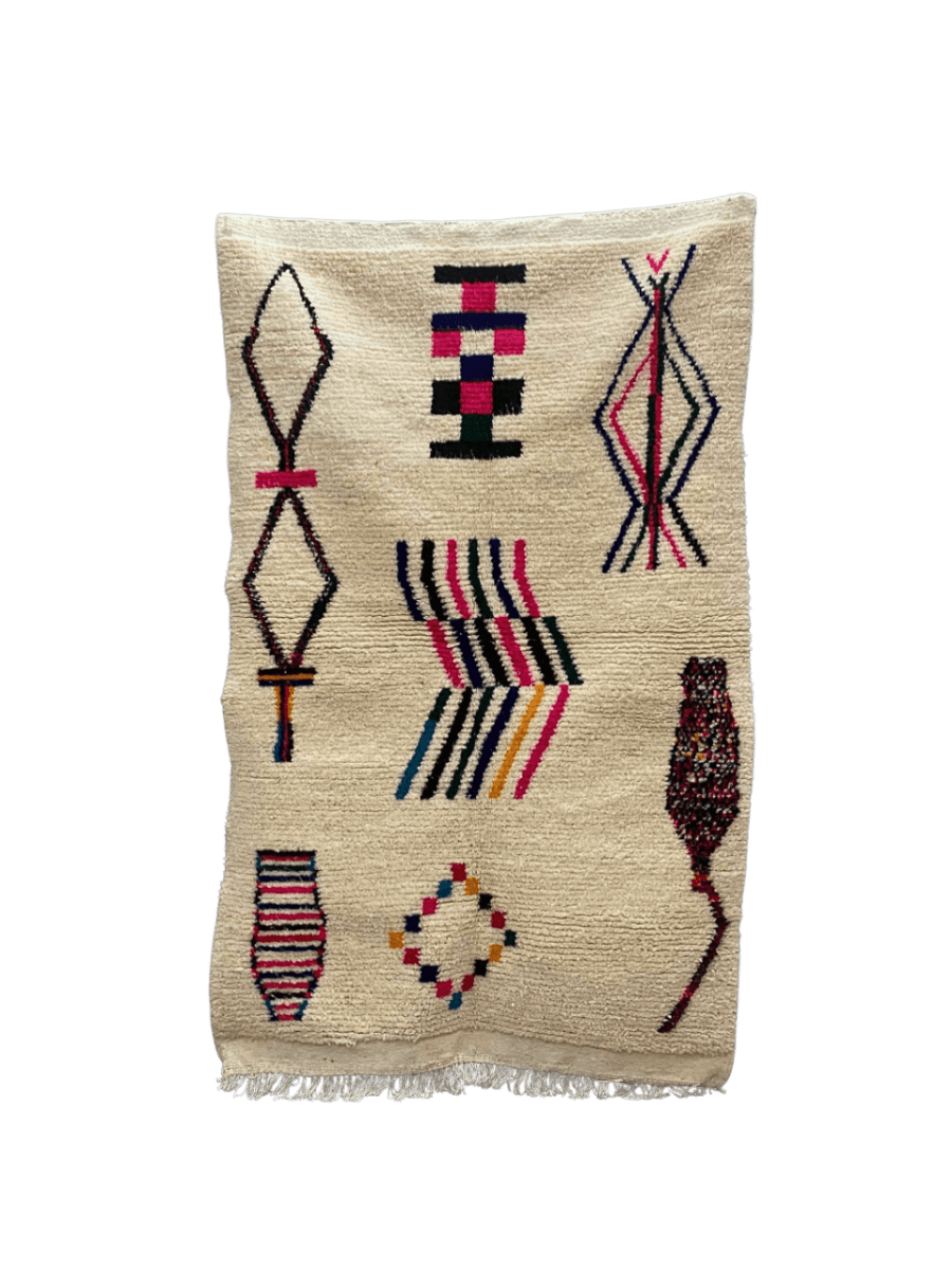 tapis coloré Azilal 165x100 cm