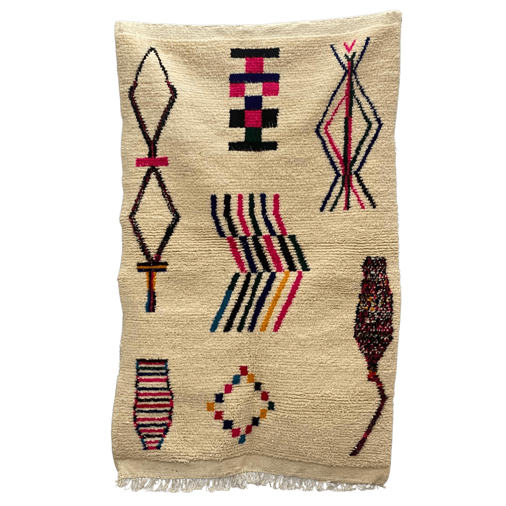 tapis coloré Azilal 165x100 cm