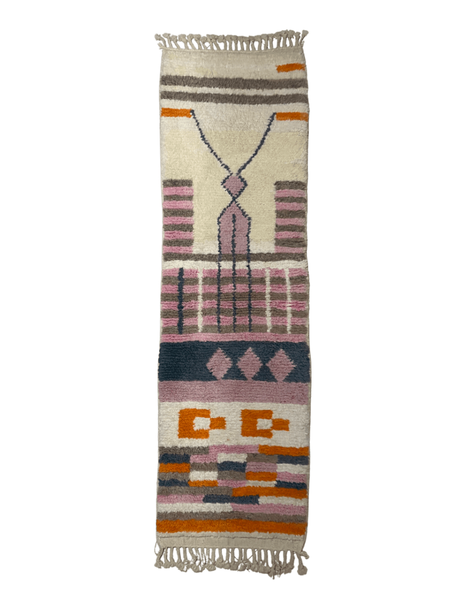 Tapis Couloir Beni Ouarain 209×63 cm
