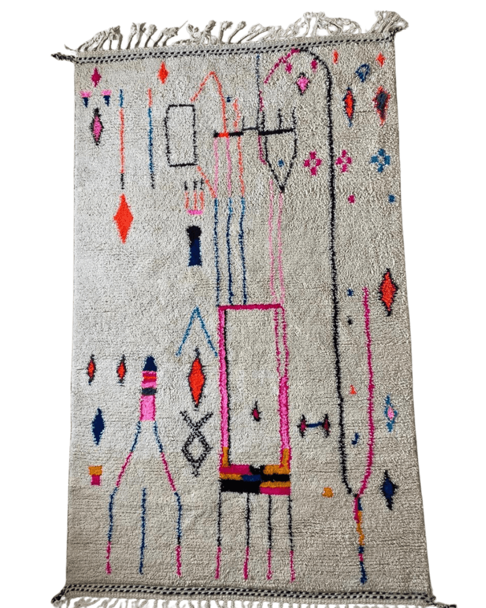 Tapis marocain azilal 250x155 cm