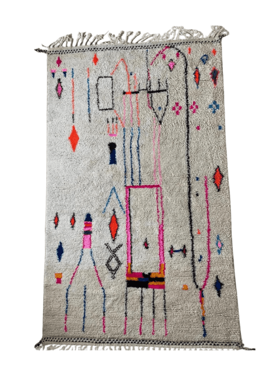 Tapis marocain azilal 250x155 cm
