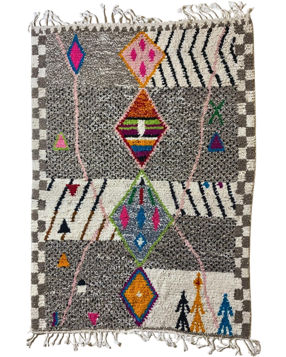 tapis marocain coloré 250X150 Cm