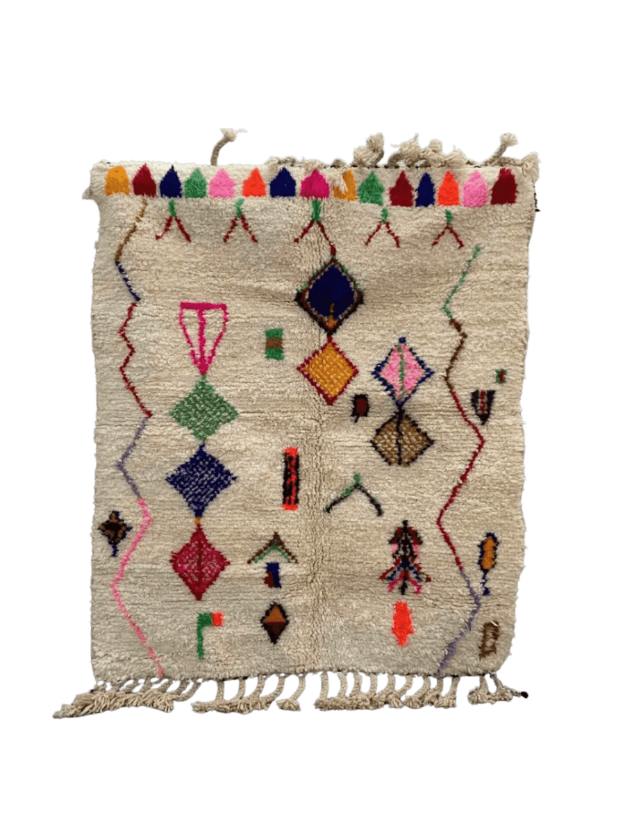 Tapis multicolore Azilal 150×125 cm